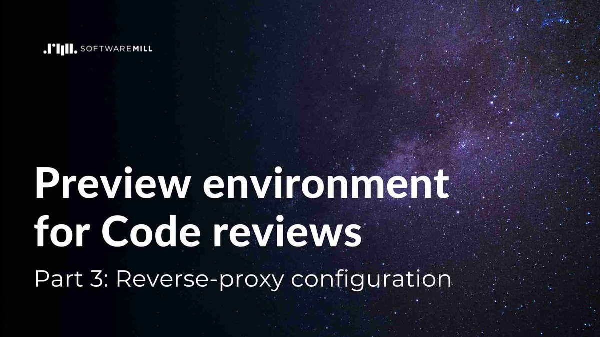 softwaremill's tweet photo. Check the third part of a series of articles that cover building a separate #Previewenvironment for each #CodeReview
π https://t.co/ZVjy3xuW5y
#DevOps #aws #apache #nginx #kubernetes https://t.co/YIJzP1wMgs