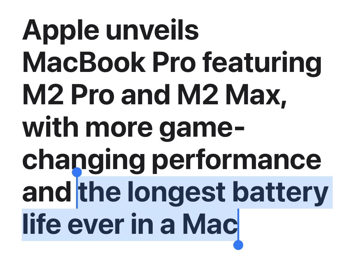 Apple unveils MacBook Pro featuring M2 Pro and M2 Max - Apple