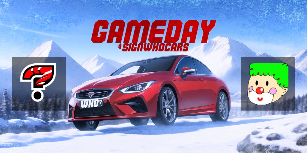 WhoCars_Val's tweet photo. ✨Gameday✨

We are officially back 😎
Starting off the 2023 season we will be facing off against the clowns🤡

Let's hope they do not pull any tricks up their sleeves🥸

🆚 @LePetitBouffons 

🕧21.00 CEST
📺https://t.co/N1B9Hj3osJ

#signwhocars 🚗💨 https://t.co/oniqdbman0