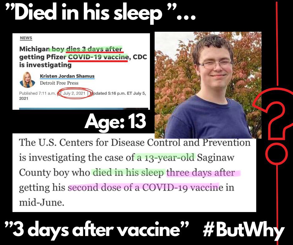 OhioAMF's tweet photo. #DiedSuddenly #DiedUnexpectedly #SuddenCardiacArrest #FoundDead #DiedWhileWorking #DiedWhileSleeping
#DeadFromRespiratoryComplications #FoundUnresponsive #DiedInHisSleep #UnexpectedlyPassed #CauseOfDeathNotReleased #ButWhy https://t.co/YNdbqcO5b6