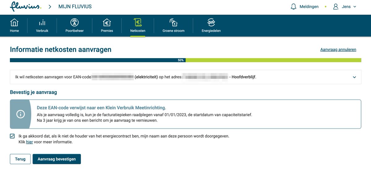 jensveraa's tweet image. Benieuwd naar de kost van je gemiddelde maandpieken? 

Via het tabblad 'Netkosten' op mijn.fluvius kan je dit activeren om hier inzage in te krijgen. Deze zijn telkens beschikbaar in de week na het afsluiten van de maand.

#captar #capaciteitstarief #fluvius