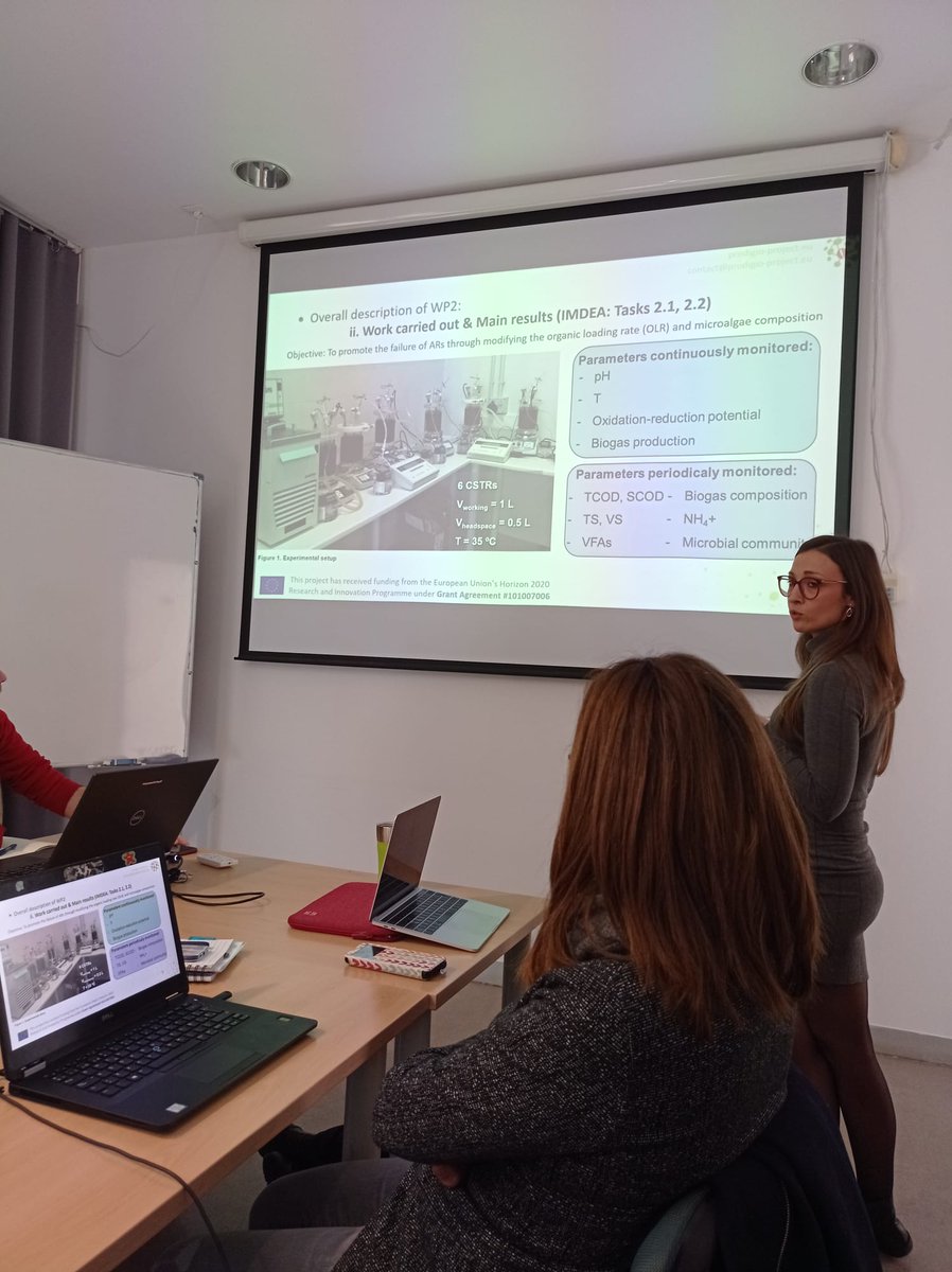 🌱PRODIGO meeting in Barcelona
We are holding a meeting of all project partners these days
👏The whole team is still working to achieve the project objetives

<a href="/ICMCSIC/">ICM-CSIC</a> @UniNMBU <a href="/ualmeria/">Universidad de Almería</a> <a href="/IDConsortium/">IDConsortium</a> @IMDEAEnergia <a href="/AWI_Media/">AWI Media</a> <a href="/_ARMINES_/">ARMINES</a>
#biogas #microalgae 
 #biobased #bioeconomy