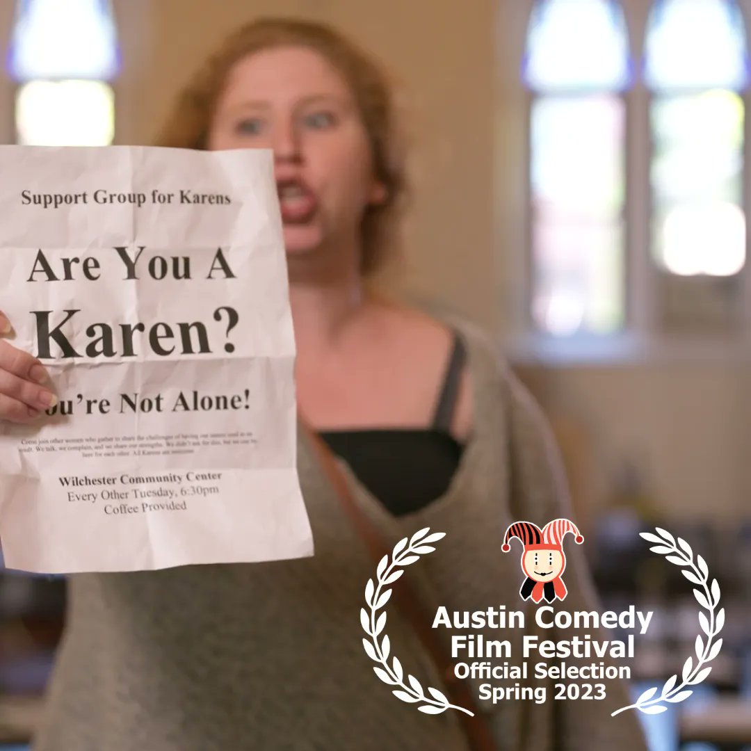 broadcomedyshow's tweet photo. Thank you @mikelfair for officially selecting The Karens as part of the Austin Comedy Film Festival!

If you haven't seen our new short comedy film yet, check it out!: https://t.co/gX1zmBhE6m 

#AustinComedyFilmFestival #TheKarensFilm #shortfilm #indiefilm #comedy https://t.co/1ejnxg27ul