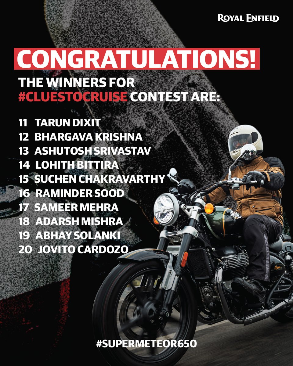 royalenfield's tweet photo. @ramkatru @harishvaidya87 @kodachromay @MUSTAFAMX @he_akash @abhinavsingh18 @akashhadagali8 @Veeramanim007 @CindyNe89003942 https://t.co/92iF5qd8Qc