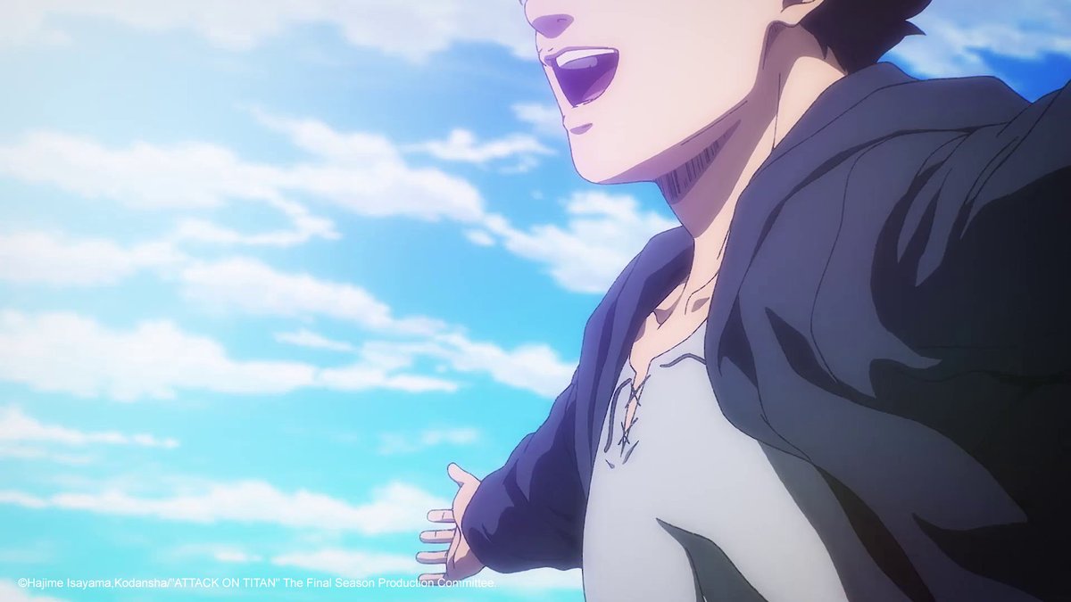 animetv_jp's tweet photo. Time to start the countdown. 

Eren is coming back in 45 days!

✨More: https://t.co/ECNVkPUHdU https://t.co/9myCROzJzW