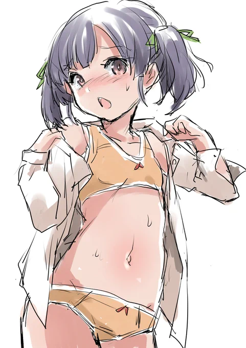鵜来ちゃんがえちえち過ぎるので健全な大潮ちゃんらくがきで中和しておきましょう 