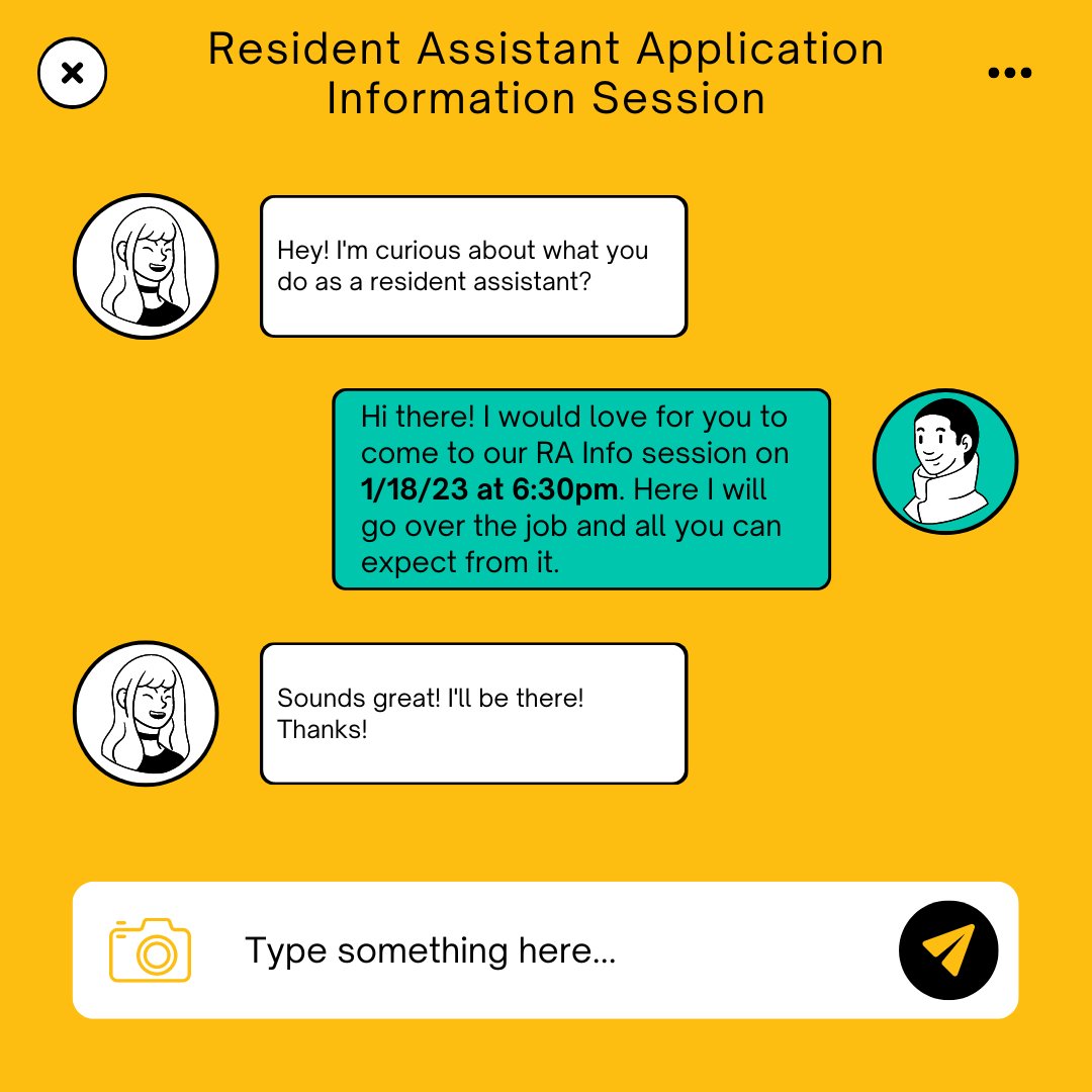 PFWHousing's tweet photo. Come to our first of many Resident Assistant interest sessions Wednesday at 6:30pm in the clubhouse! The application to apply is now open! https://t.co/XqqBOflwNm If you have any questions, please email housing@pfw.edu. https://t.co/tpNhFGE648