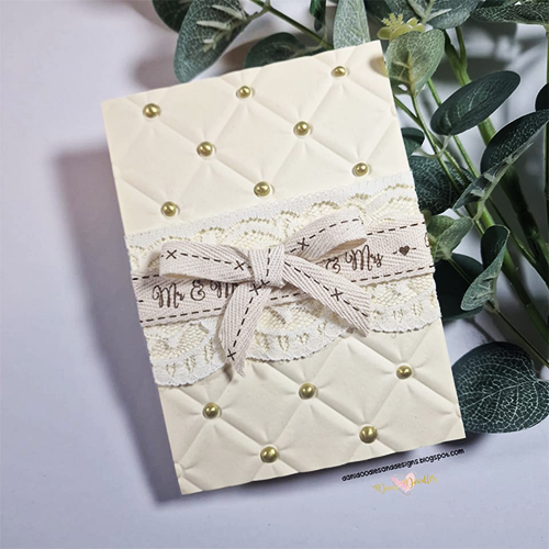 papermilldirect's tweet photo. If you haven’t started any projects yet in 2023, Dani has a beautiful tutorial to get you going!  This gorgeous card is perfect for an anniversary or wedding, thanks to our Ivory card and Dani’s keen eye for a fancy ribbon 👀 
https://t.co/dXyHzEGS39
📷 = Design Team member Dani https://t.co/JvT4BCHV7R
