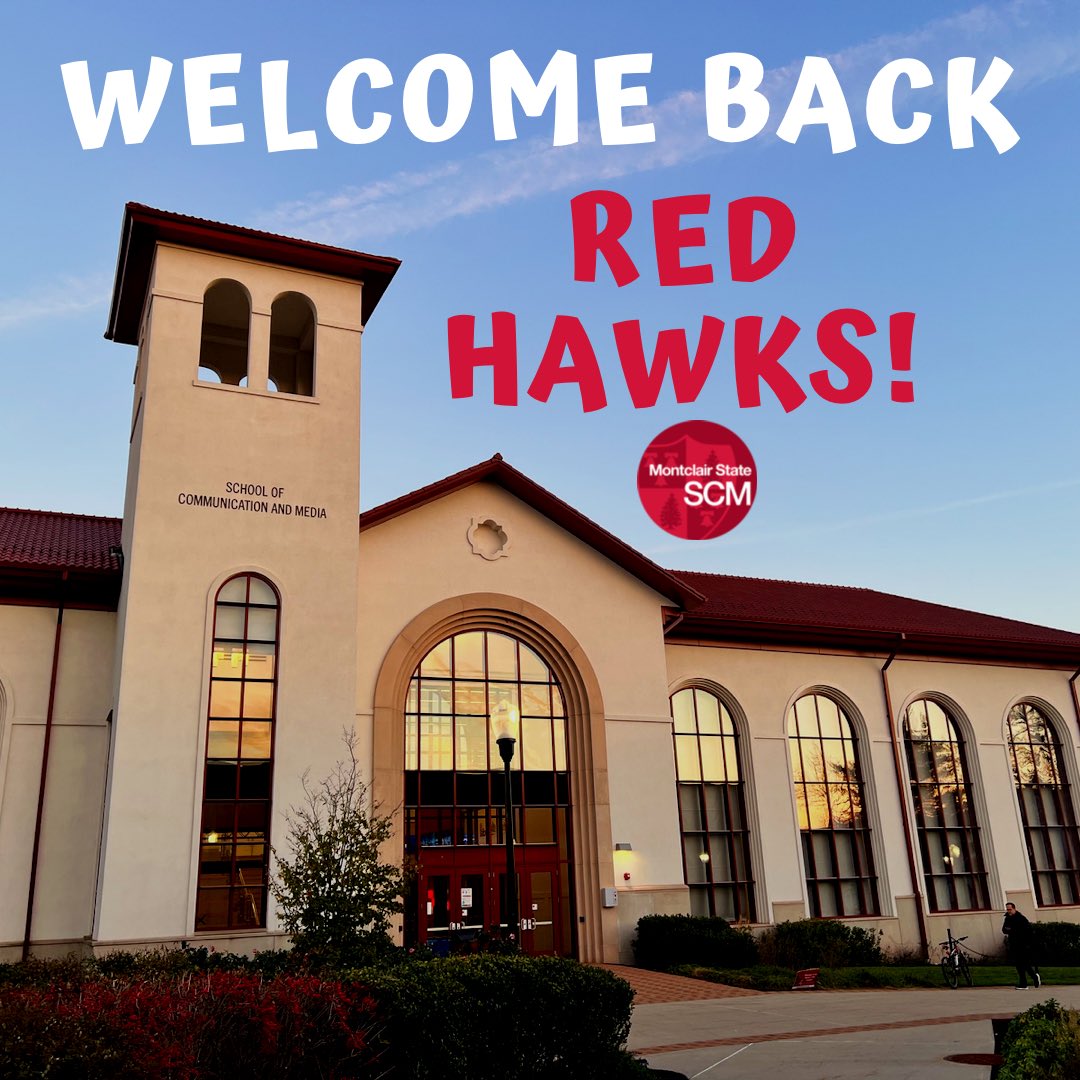 Montclair_CCOM's tweet photo. This cold weather may be around for a little while longer, but we sure are excited to be back for the start of the Spring semester! Best of luck #MontclairSCM Red Hawks! https://t.co/75tTZdNWKk