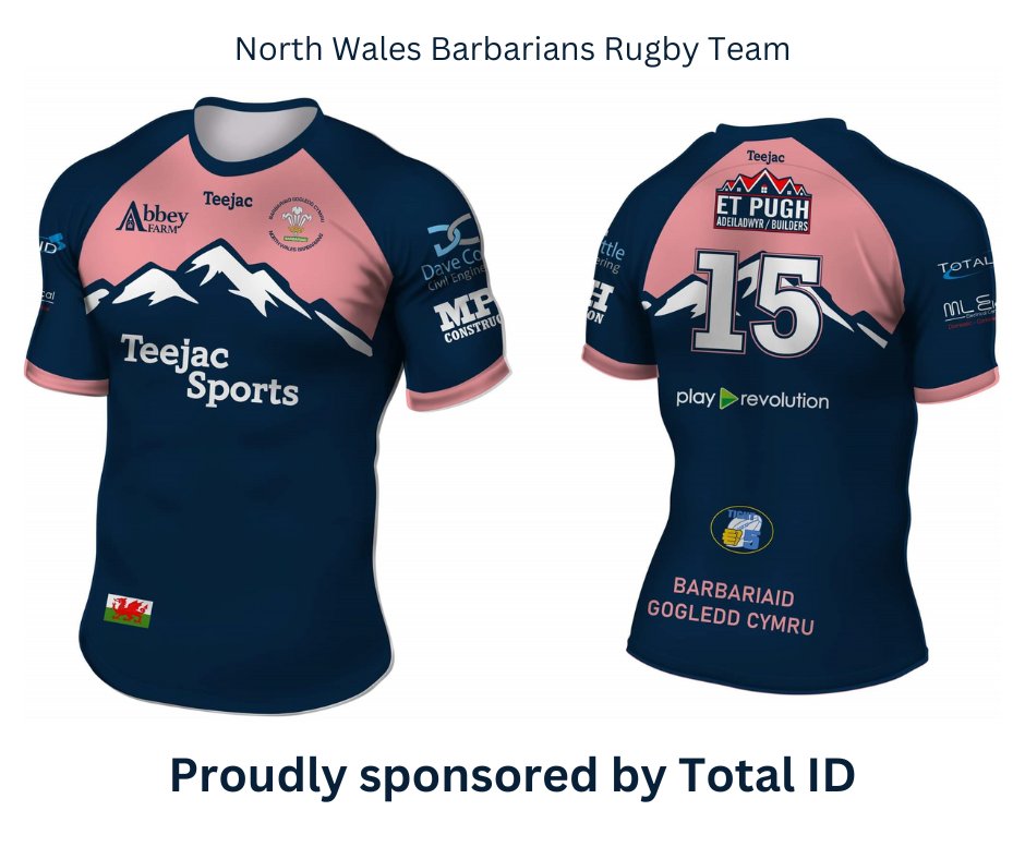 TotalIDUK's tweet image. Total ID is proudly part sponsoring The North Wales Barbarians Rugby Team.

The new kit is looking rather smart, although I’m sure it won’t be this clean for long come match day!

Good luck Barbarians!
 
#NorthwalesBarbariansRugbyTeam #Sponsoring