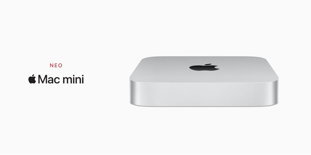 iSquareSA's tweet photo. H Apple μόλις ανακοίνωσε την κυκλοφορία της νέας γενιάς Mac mini με επεξεργαστή Apple M2 και M2 Pro. Η πιο ευέλικτη και ισχυρή εμπερία χρήσης σταθερού υπολογιστή είναι γεγονός. 👌🏻
#Mac #Macmini #M2 #M2Pro https://t.co/KdJbGvB5Hm