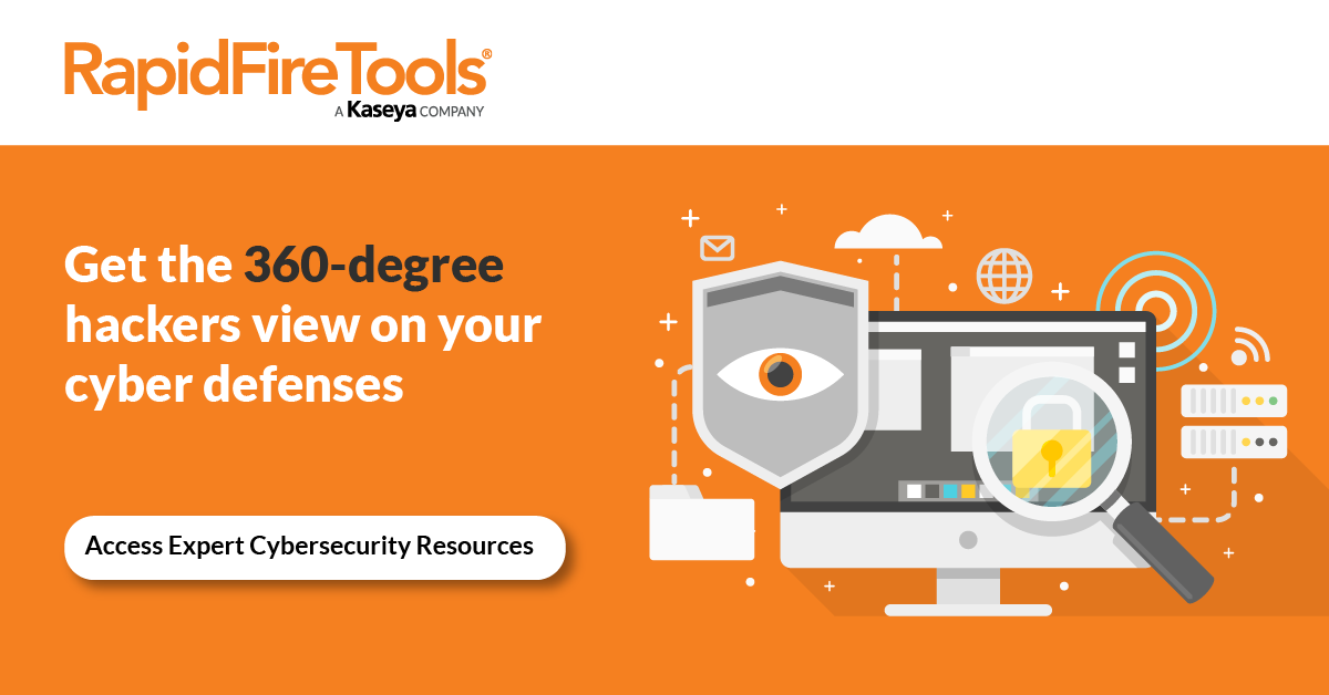 RapidFireTools's tweet photo. Get the 360-degree hackers view on your cyber defenses. 

Access our cybersecurity resources to help you build a resilient cybersecurity network 🔒 https://t.co/k53ho0VbfC

#cyberdefense #cybersecurity #cybersecuritynetwork https://t.co/XSbYHsZUoS