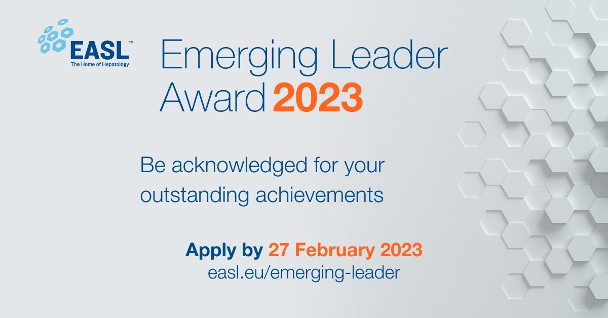 We're looking for the next young fellows with international #liverresearch achievements to celebrate at the #EASLCongress 2023🏆 Read more & apply on easl.eu/young-investig… #LiverTwitter @ThomasBerg24 @AleksanderKrag