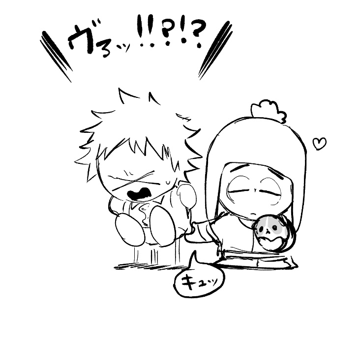 ちゃんとした頭身のやつも描きたかったけどじっくり描きたいのでまた今度 