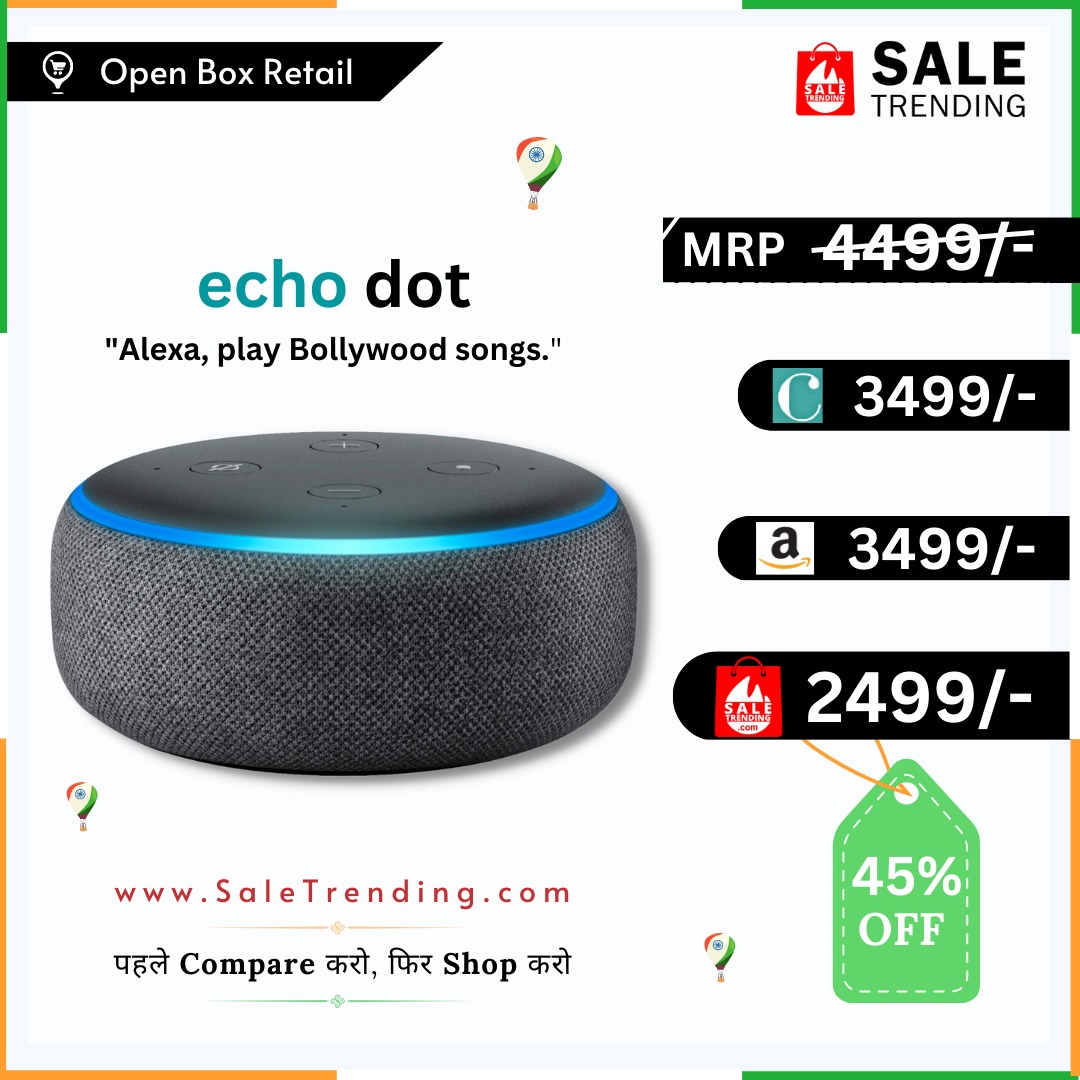 SaleTrending's tweet image. 📣Don’t be slow, Our prices are really low..📣

Product link : saletrending.com/sale_detail?co…

Visit : saletrending.com for more exciting offers.🔥🔥

#offer #amazonechodot #low #prices #bestprice #atyourservice #sales #marketing #Deals #Offers #sale #Trending