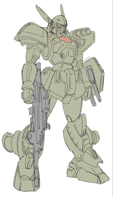 卯年という事でブラウニーさんと共に描き進めていたデナン・ゲーさんになります(あと描きたいのはドラグナーさん) 