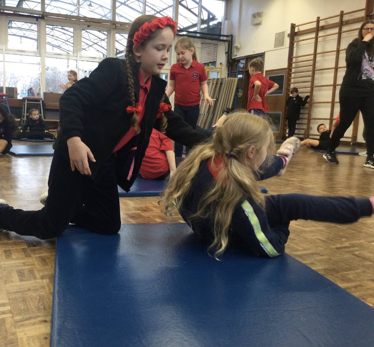 MsParkinsonSTM's tweet image. Perfecting our teddy bear rolls #STMPE