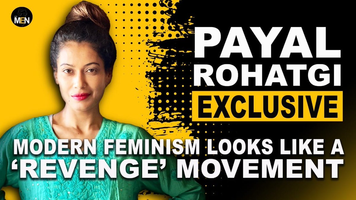 #WATCH this exclusive interaction with Payal Rohatgi where she talks about the gender biased laws, harassments faced by men & pseudo feminism prevailing in our country. A must watch 
Watch the video here👇
youtu.be/R3uXzVXqDi0

#MenToo #men #formenindia #payalrohatgi