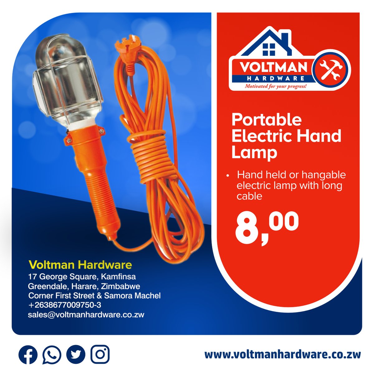 VoltmanHardware's tweet photo. Portable Electric Hand Lamp Holder. Available at Voltman Hardware.
#VoltmanHardware
#DIYGiant
#Hardware https://t.co/ivhpHKxUxM