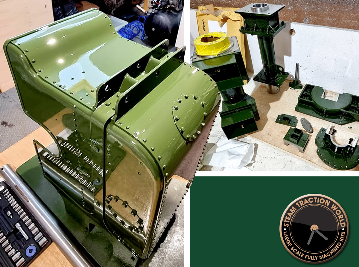SteamTraction's tweet photo. We love to see Your Builds - and so, it seems, does everyone else as these insights always prove popular.

Here’s an update from Francis Simpson who says “First coat of Burrell green is on. Need another kit already!  #BurrellGreen #SteamTractionWorld

https://t.co/6zBUqzeWnH https://t.co/M94IobLWfc
