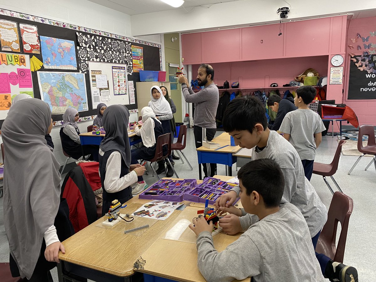 Al_FalahSchool's tweet photo. STEM workshops underway at AFIS. Students use legos to explore renewable energy sources. #STEM #learning #education https://t.co/oK65RDwVIn