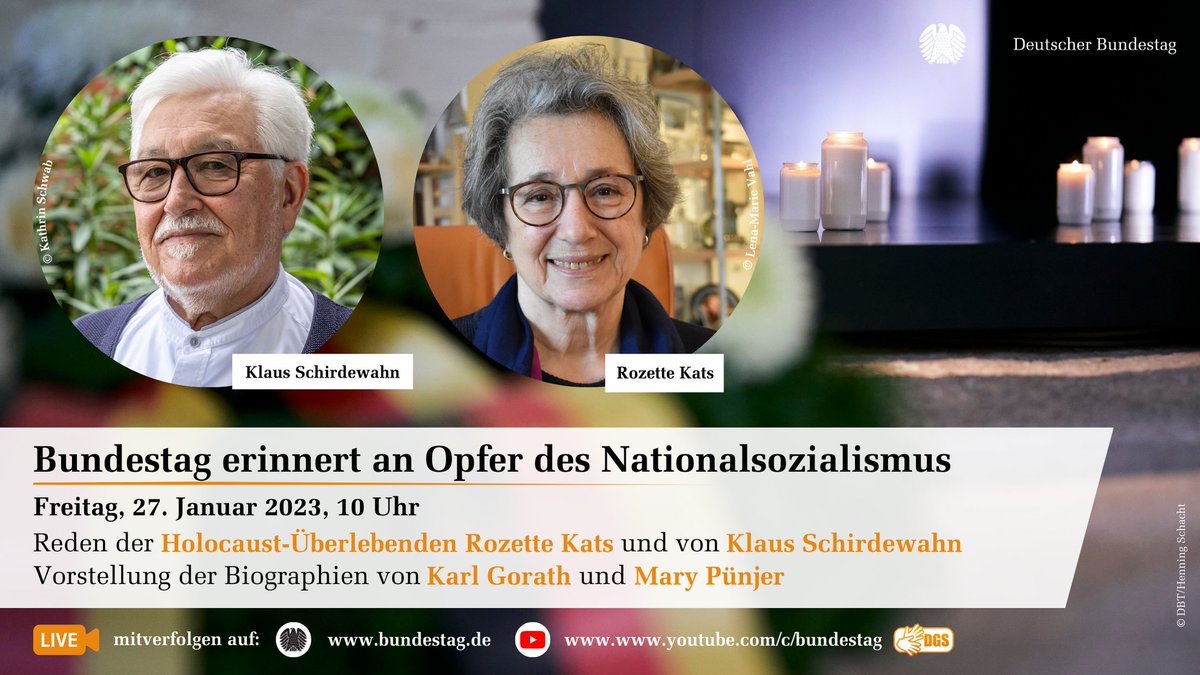 hib_Nachrichten's tweet image. Im Mittelpunkt der Gedenkstunde des #Bundestag|es am Jahrestag der Befreiung des KZ Auschwitz am #27Januar stehen in diesem Jahr Menschen, die aufgrund ihrer sexuellen Orientierung bzw. geschlechtlichen Identität im #Nationalsozialismus Opfer der Verfolgung durch die Nazis..(1/4)