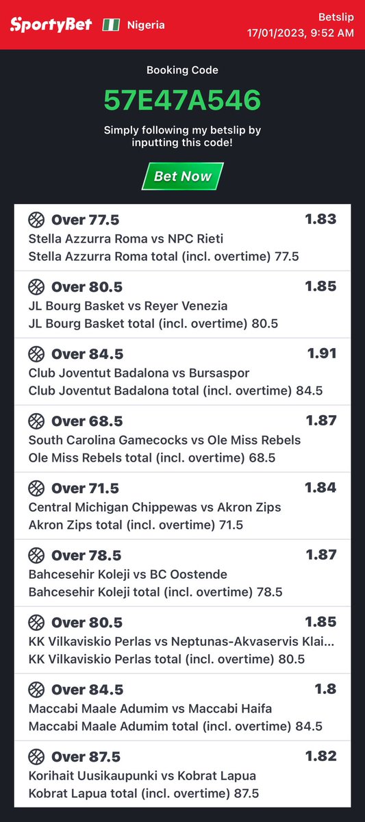 mono_tips1's tweet photo. ๐๐๐
252 odds on SportyBet bet
@Ekitipikin @sportingking365 @LouieDi13 @BerryYNWA1 @eebookhunoluwa
#stakeresponsibly #Hotbettips #SportyBet https://t.co/QvLOEadcp4