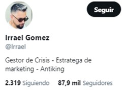 vivassantanaj_'s tweet photo. Debemos solicitar a @Twitter y @ElonMusk con el debido reporte la suspensión de cuenta del Irrael @Irrael por haber difamado, calumniado y ser parte de la privación ilegítima de LIBERTAD de dos médicos psiquiatras venezolanos por el caso del Chyno Miranda ¿Quién está de acuerdo? https://t.co/rsww4EMChn