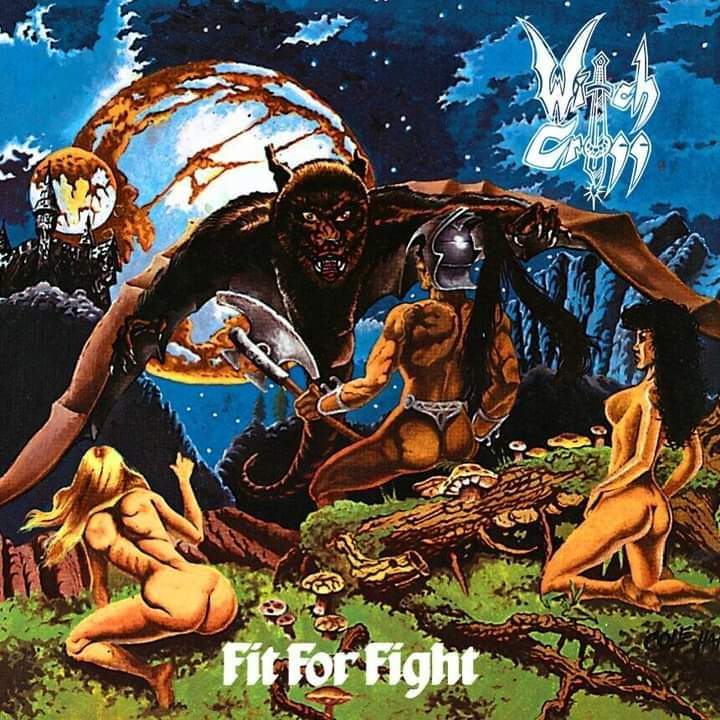 MKissfan's tweet photo. WITCH CROSS - “Fit For Fight” is the full length debut album by the early Danish Heavy Metal band. It was released in January 1984. #WitchCross https://t.co/P0NCuTw3CH