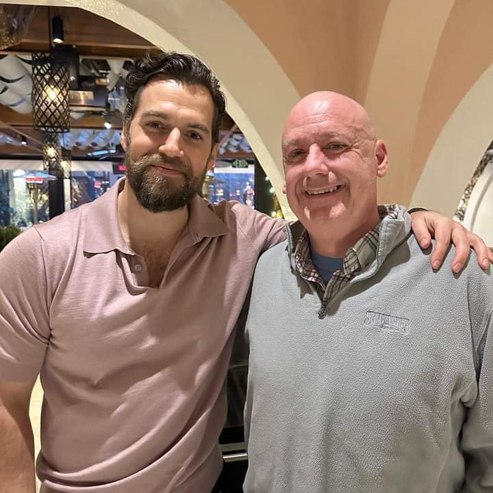 📷I Henry Cavill with Gary Hitta