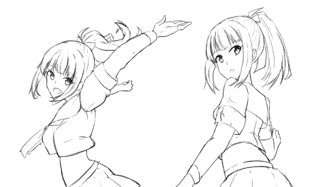 もうすでに無敵状態ではなくなってる…
けどポージングが描きやすくなったのは事実なのでもっと練習しよう… 