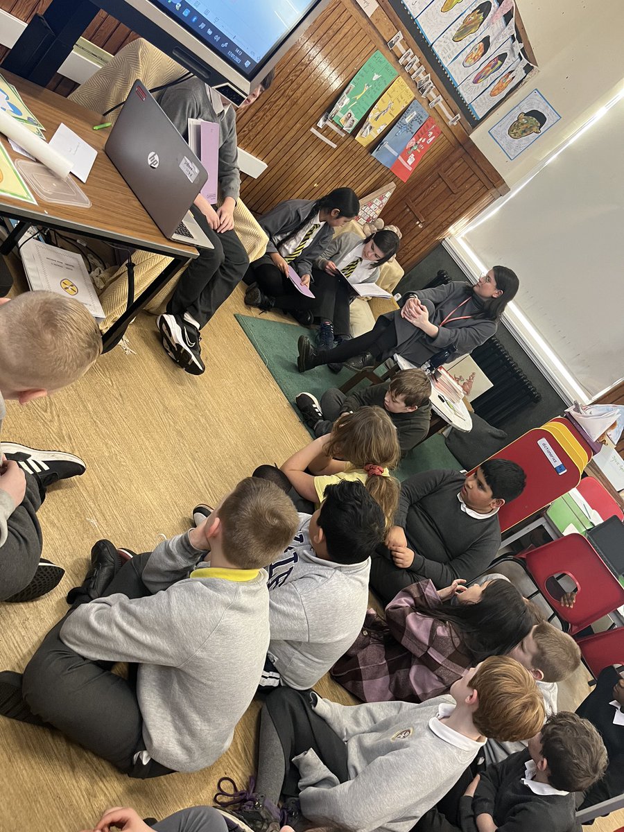 Mrs_RChoat's tweet photo. This week, P7 have been working on character description in writing. We decided to take a well known character and give the character a twist. We shared some of our pieces with the P5s today and they have now been inspired to write their own. 

We can’t wait to read them! 🤩 https://t.co/MUoyOcQoLI