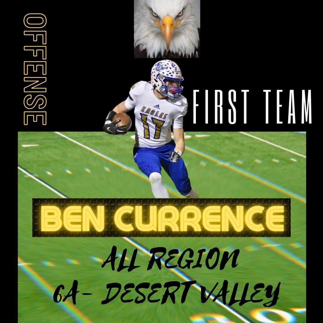 OC Football recognizes our #1️⃣7️⃣
BEN CURRENCE for being named 
“FIRST TEAM ALL REGION” -6A Desert Valley
💙🦅🏈
Congratulations Ben👏🏼👏🏼👏🏼👏🏼👏🏼👏🏼👏🏼
#oc_football🔥🔥