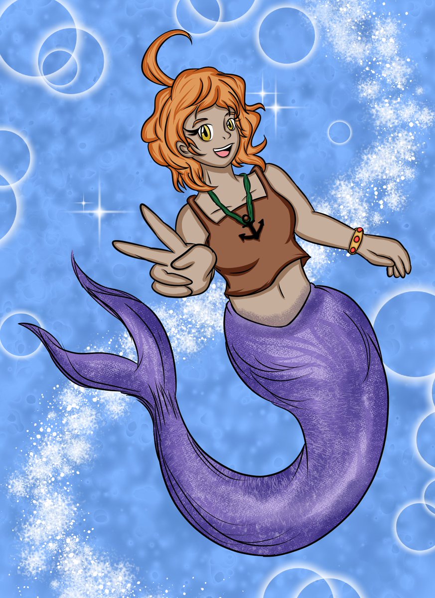 FloofyBluDragon's tweet photo. "Sparkle Toes," Digital Art by Carson Walters

Carson Walters, Author &amp; Illustrator
https://t.co/teSM7Nt2yT

Time-lapse of this drawing-
https://t.co/ySJQZWlckf

#art #digitalart #drawing #mermaid #fantasy #aquatic #female #woman #croptop #tail #water #characterdesign #oc https://t.co/TteAAr3mOB