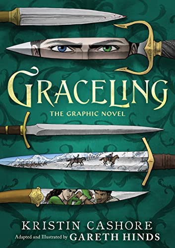 Another highly recommended by by <a href="/NHSLibraryLady/">NHSLibraryLady</a>  Graceling: the Graphic Novel, written by @kristincashore libresbooksmi.blogspot.com/2022/12/gracel… <a href="/ClarionBooks/">Clarion Books</a>