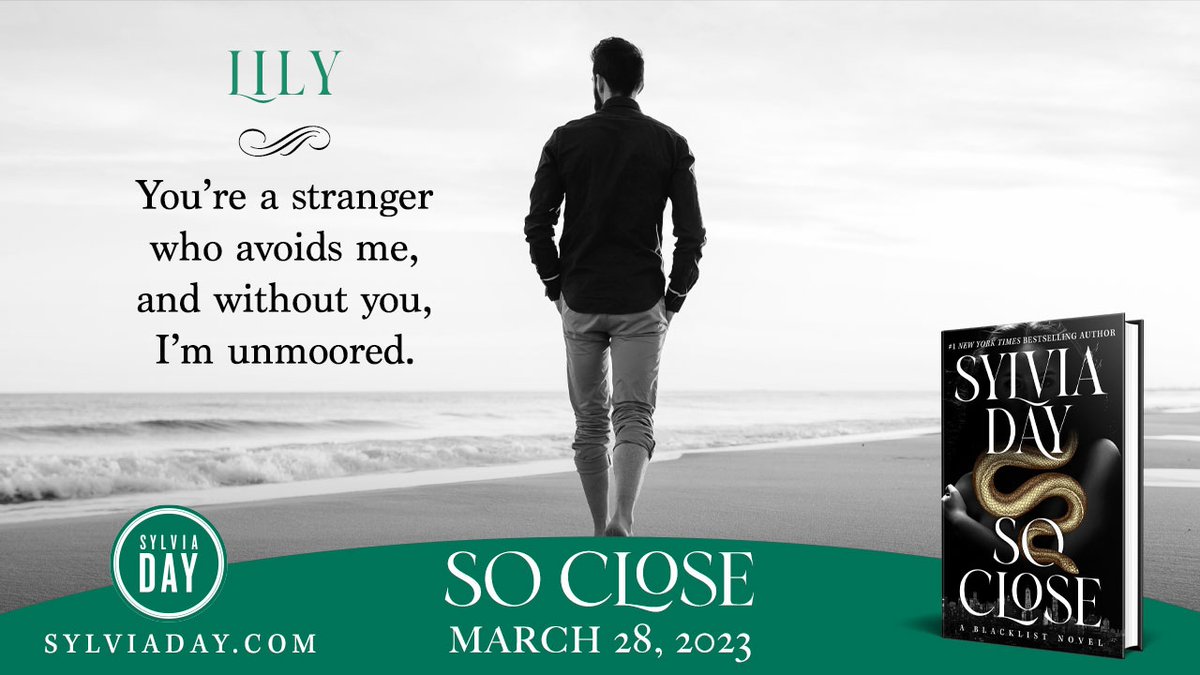 "In some ways Kane gave me a Gatsby-like vibe...there's a bit of mystery of his history and he's obsessed with the heroine." 
⭐️⭐️⭐️⭐️ - Mary Hart

🖤 sjday.co/read_so_close 🖤

✍🏼 Autographed copies: thewritersblock.org/so-close ✍🏼

#SoCloseBook #TeaserTuesDAY
#BookTwitter