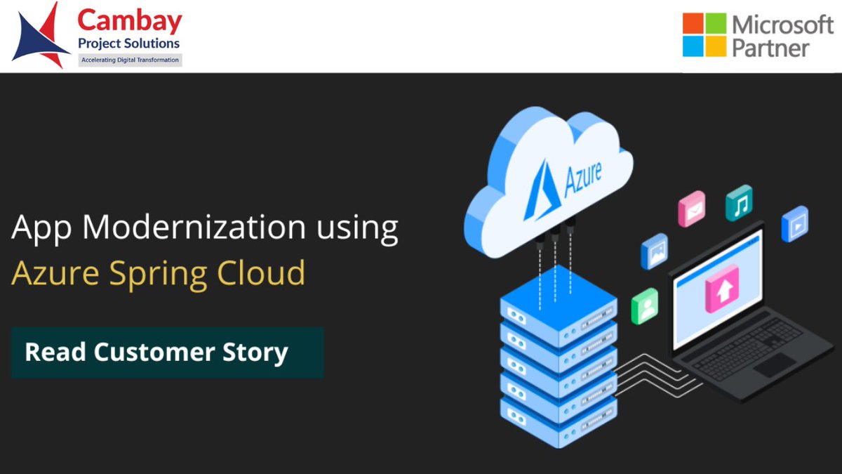 cambayllc's tweet photo. Customer Story: Migrate Java Applications to Azure
Learn how Cambay helped a leading professional services organization move Java applications to Azure to drive performance and improve operational efficiency.
Read full story: https://t.co/RyblF9I7Tl
#Java #JavaonAzure #azure https://t.co/n92kERHlKP