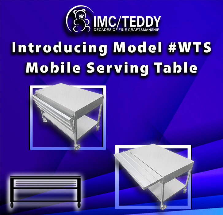 IMCTeddy's tweet image. 📥 IMC is proud to introduce your new meal service companion. Click here to learn more about Model #WTS: bit.ly/3iFjTij

#ServingTable #TrayRack #Tray #MealService #NewProduct #Spotlight