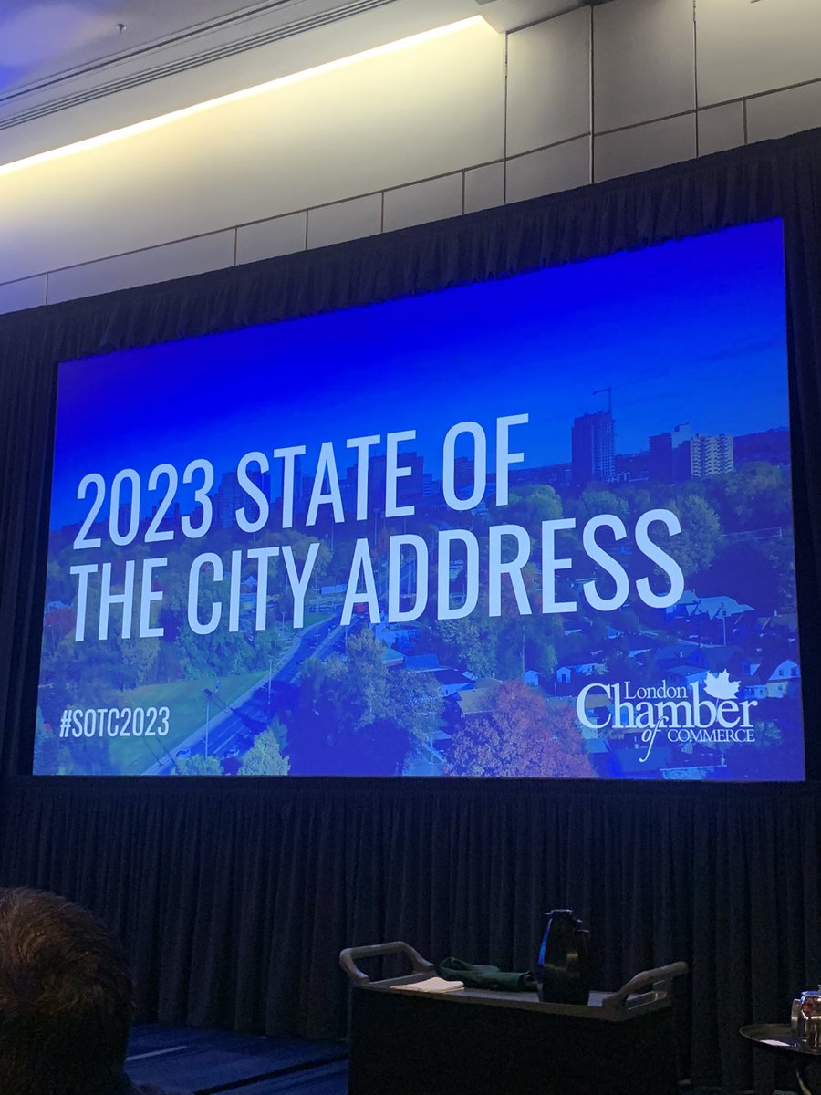 A great message for our wonderful city at the State of the City Address by Mayor Josh Morgan. #ldnont #londonont #lstar