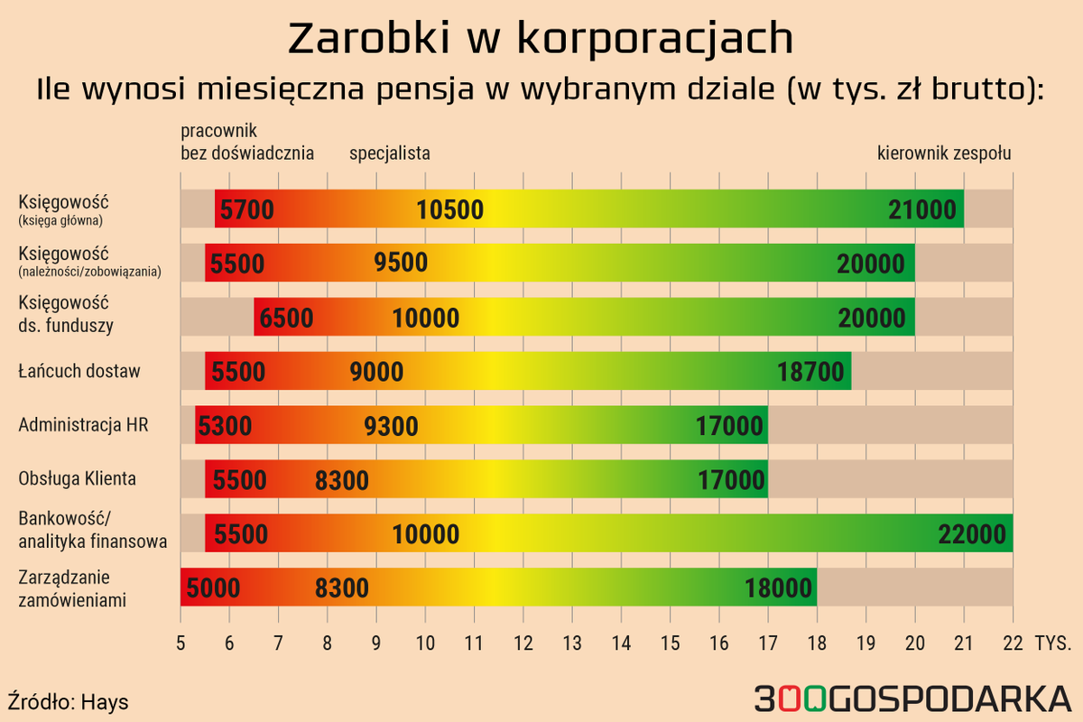 300gospodarka's tweet image. Jaka ścieżka kariery jest najbardziej opłacalna dla pracowników korporacji? Z raportu #Hays @HaysWorldwide
wynika, że księgowość i analityka finansowa. A jak zarabia się w obsłudze klienta albo HR przeczytacie tutaj:
300gospodarka.pl/news/korporacj…
#praca #zarobki #BSS #finanse