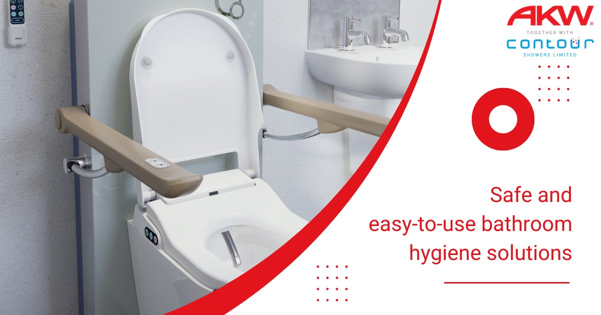 AKW_One's tweet photo. Our products offer safe and easy-to-use hygiene solutions. ♿

The NEW AKW Rise &amp; Fall bidet has a range of spray, temperature and dryer options and rises and falls to the user's preferred height, amongst other great features. 🚿

Learn more here 👉 https://t.co/27liXh8tYm https://t.co/63dTTlK02T