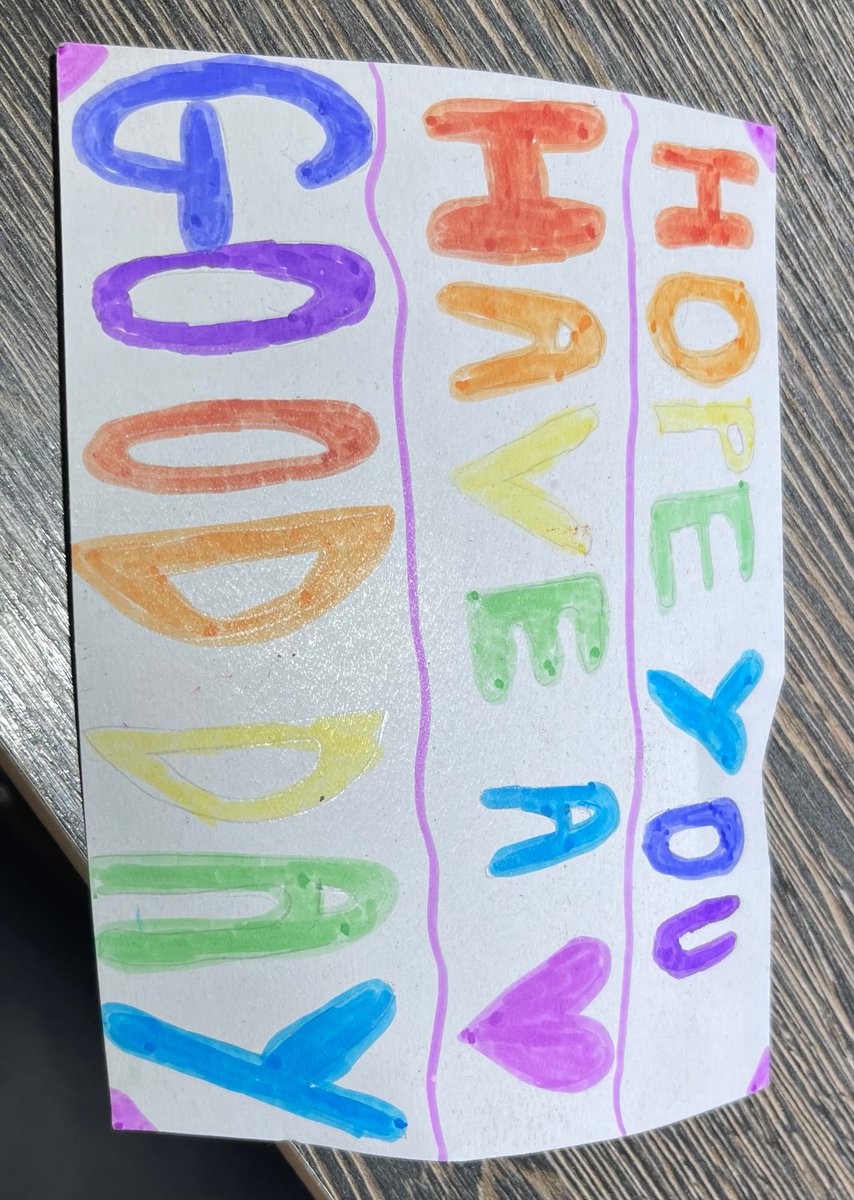 JemSmurf's tweet photo. When you get this cute postcard from someone who goes to @DeaneryPrimary - yes it certainly did make my day! Even the smallest acts of kindness goes a very long way ❤️ The world needs lots more of it 😁 I’m just sorry I missed you to thank you in person…

#ActsofKindness #Smile https://t.co/J4rOPLB9vW