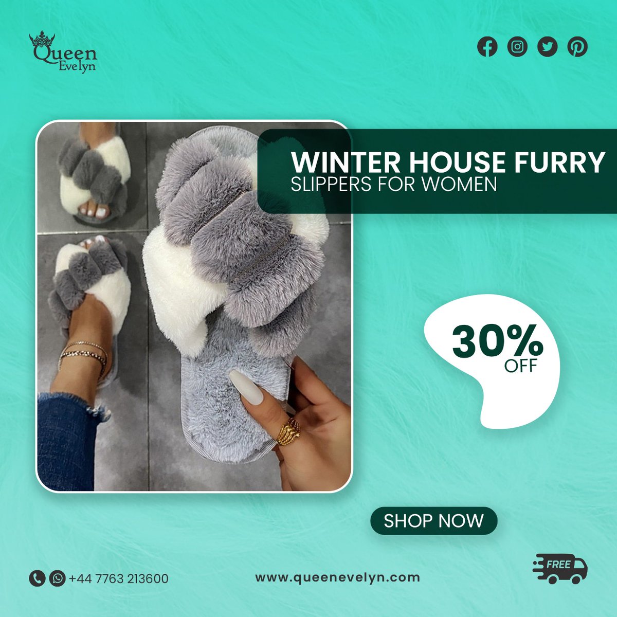 QueenEvelynMode's tweet photo. Step into comfort with these stylish slippers, designed for the modern woman on the go.
.
#ComfySlippers #WomenSlippers #CozyFeet #FashionableSlippers #LuxurySlippers #RelaxationEssentials #StayHomeStyle #HomebodyFashion #WomensShoes #SlippersTrend https://t.co/dnOuqQmX76