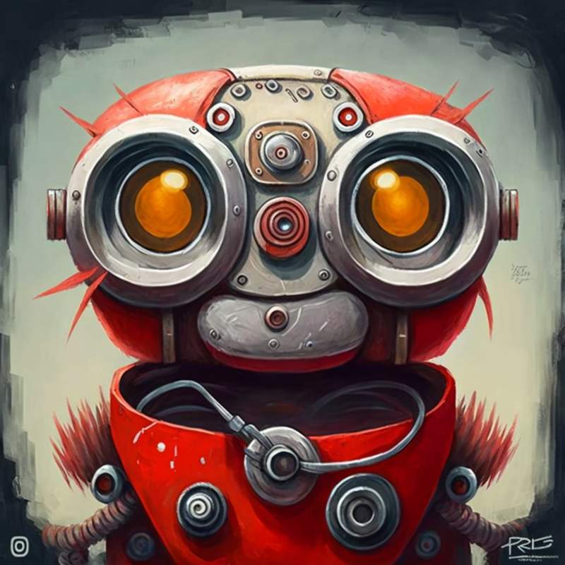 Thaeyne's tweet photo. Red robot
#midjourney #midjourneyAi #AIArtwork #Aiart #robot #redrobot
https://t.co/5Yp5fiGei7 https://t.co/EHh6unHjpH