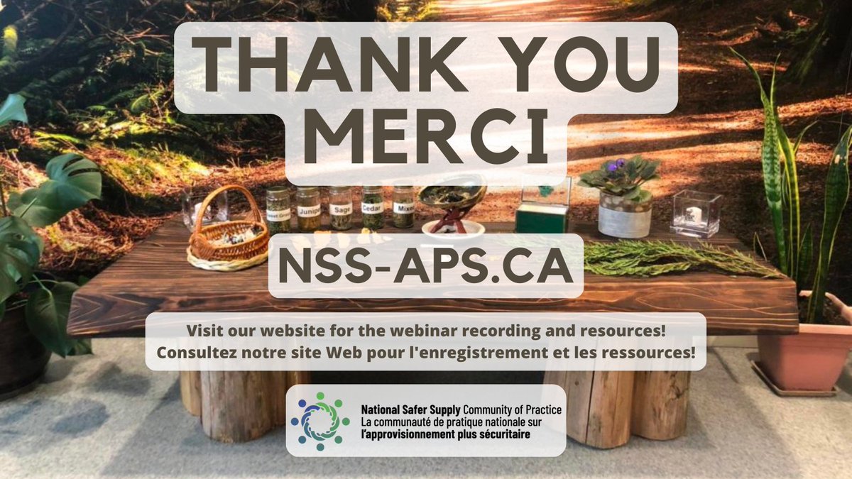 📢Did you miss the live webinar yesterday with elders, practitioners + researchers from <a href="/KilalaLelum/">kílala lelum</a> talking about improving care + reducing overdose risk for Indigenous people who use opioids?💊

🛟No worries! You can find the recording + slide deck here: nss-aps.ca/kilala-lelum