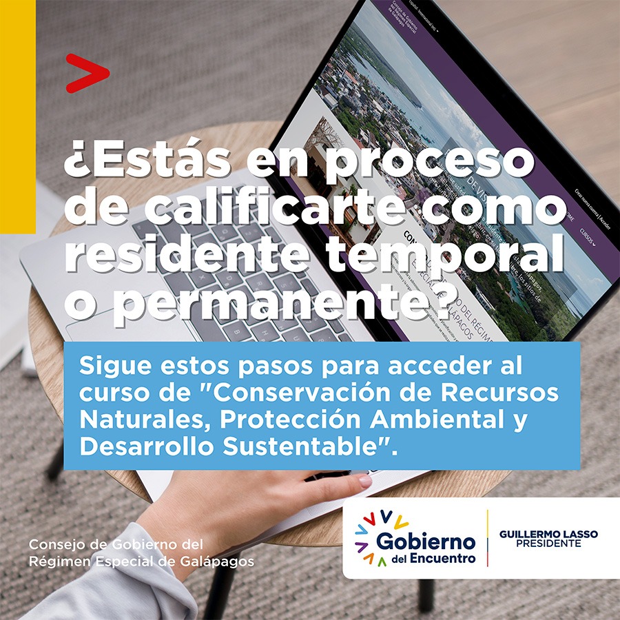 CGGalapagos's tweet photo. Si cumples los requisitos para obtener una residencia, temporal o permanente en #Galápagos debes aprobar el curso de "Conservación de Recursos Naturales, Protección Ambiental y Desarrollo Sustentable". 

Ahora este trámite es #ServicioEnLinea: https://t.co/4wIW5K2Gh0 https://t.co/6VuNCIqehX