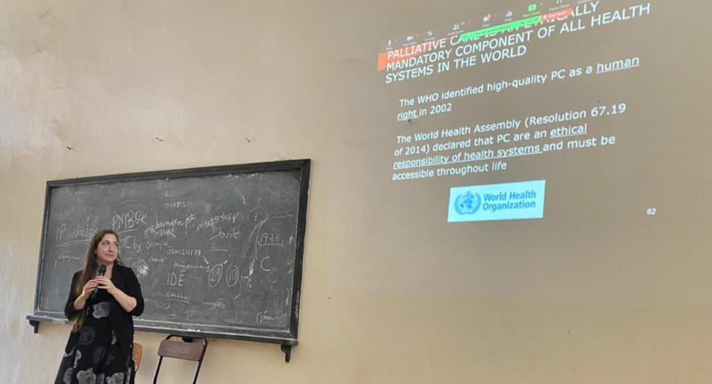 GlobalHealthCo4's tweet photo. Great presentation from Bethany-Rose Daubman, MD, @bethanyrose_d &amp; Mark Stoltenberg, MD, MPH, MA, @mstoltenberg7 co-directors of the MGH Global Palliative Care Program. @dr_sasiimwe @AnnetKembabazi1 @joseph_ngonzi @CelestineBarig1 https://t.co/z2z1zHeBeR
