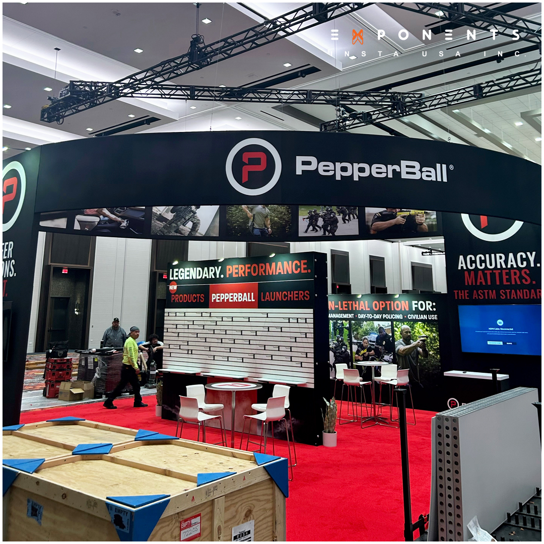 ExponentsUS's tweet photo. @RealPepperBall is ready to WOW Shot Show 2023 attendees with a spacious island booth that's sure to turn heads! Make sure you drop by & marvel at the craftsmanship by our fabulous team.
#tradeshowgoals #shotshow #shotshow2023 #exponents #booths #teamexponents #tradeshowbooths https://t.co/JpJXd6erQX
