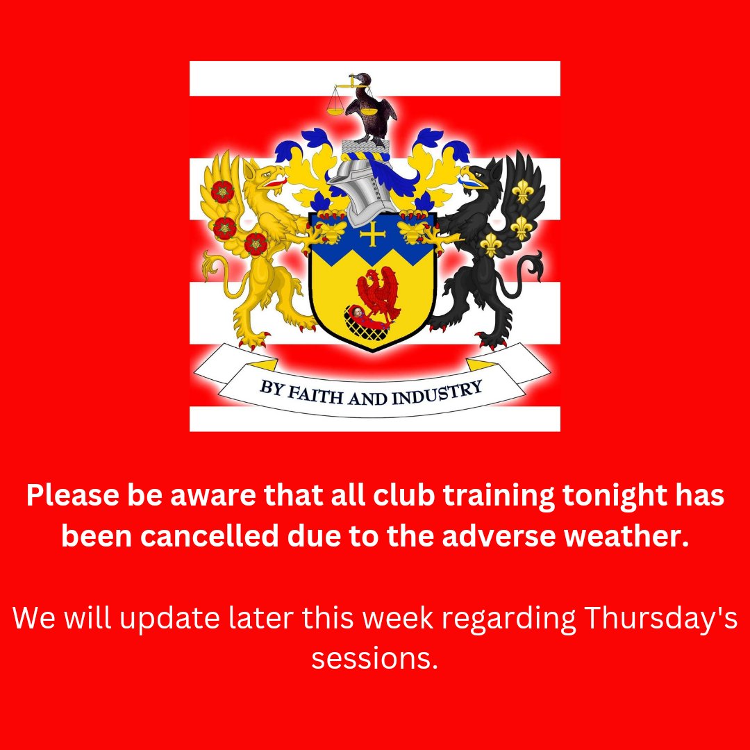 KnowsleyHarrier's tweet photo. An update on tonight's club training sessions 👇👇👇 https://t.co/jEJEIGx6Jz