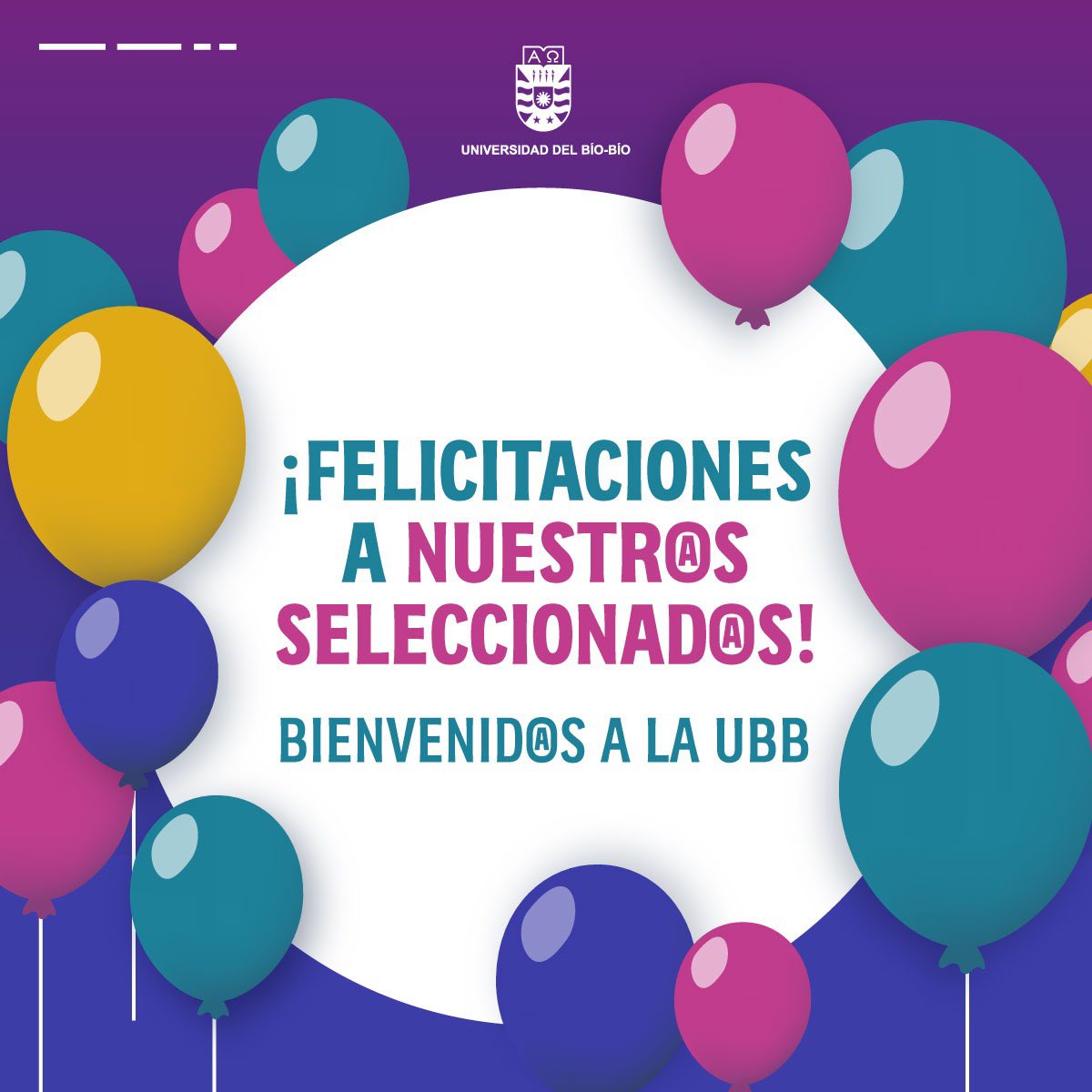 Admision_UBB's tweet photo. 🎓🎓🎓Bienvenidos y bienvenidas a nuestra gran UBB ¡Felicitaciones por este gran logro! 👏🏼👏🏼👏🏼 y por el nuevo camino que emprenderán junto a nuestra comunidad universitaria, en su formación profesional y personal 💙💙💙

📌Matrícula virtual en 👉🏼 https://t.co/5zyytn5f9N https://t.co/9QoVyL3jWA